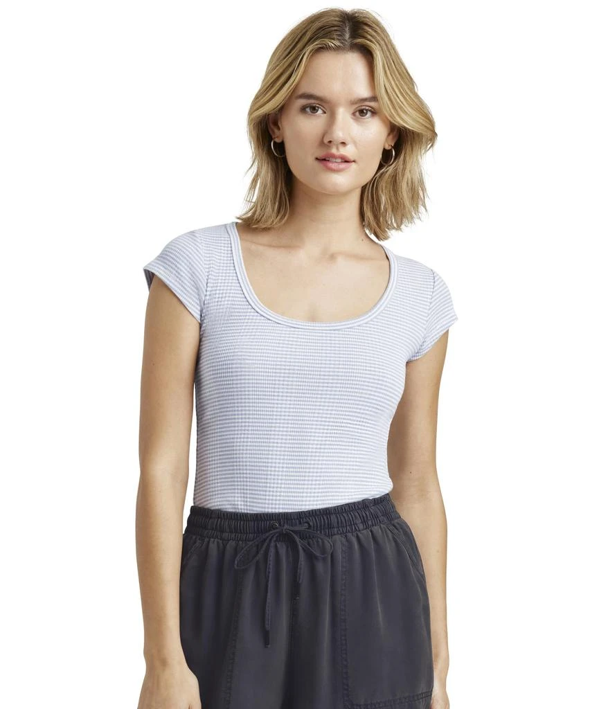 Splendid Selena Stripe Short Sleeve Tee 1
