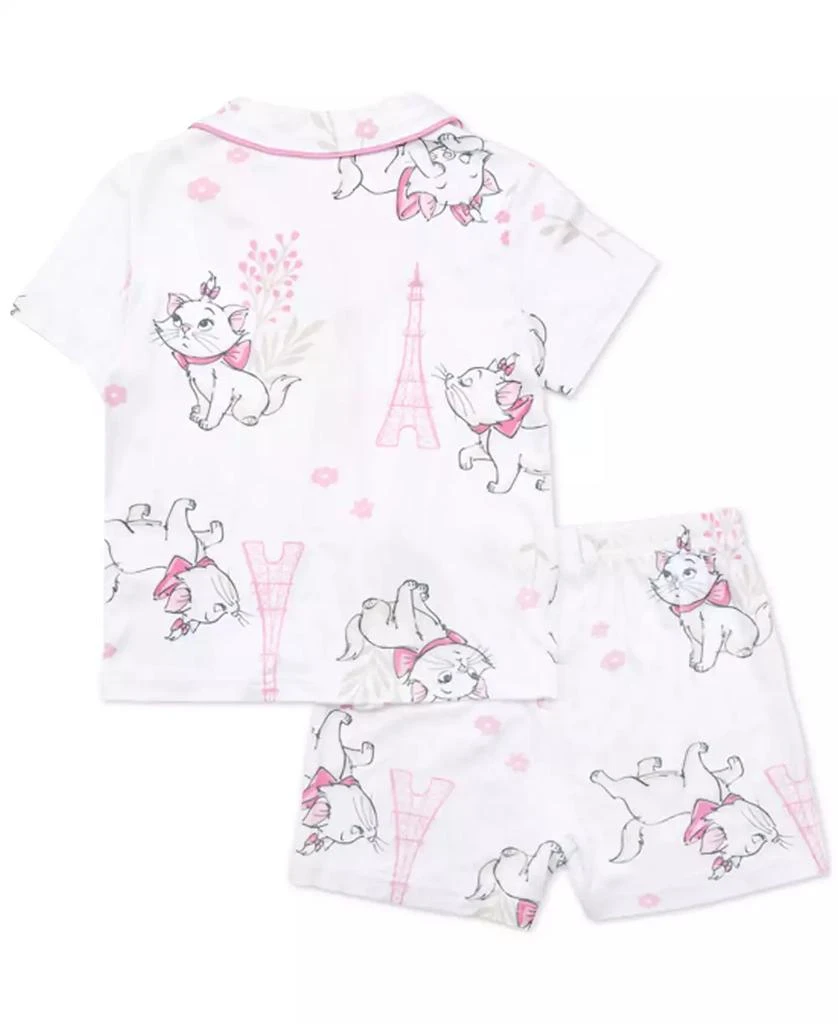 AME Toddler Girls Adorable Marie Short Coat Pajamas, 2 Piece Set 2