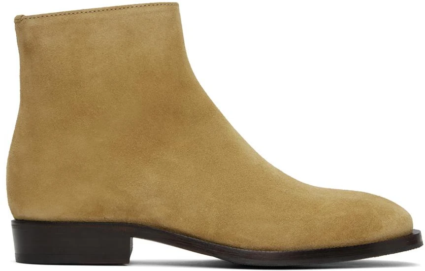 A.P.C. Beige Neil Boots 1