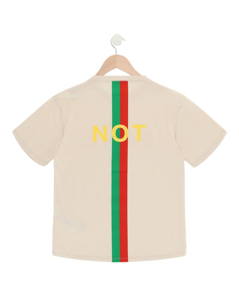 Gucci Fake/Not Print Short Sleeve T-Shirt