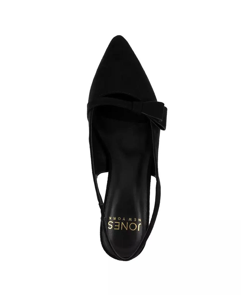 JONES NEW YORK Women's Charbeau Kitten Heel Slingback Pumps 4