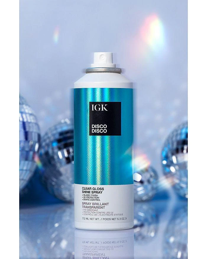 IGK Hair Disco Disco Clear Gloss Shine Spray 5.3 oz. 4