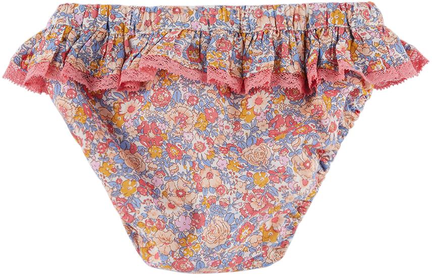 Tartine et Chocolat Baby Multicolor Floral Swim Briefs