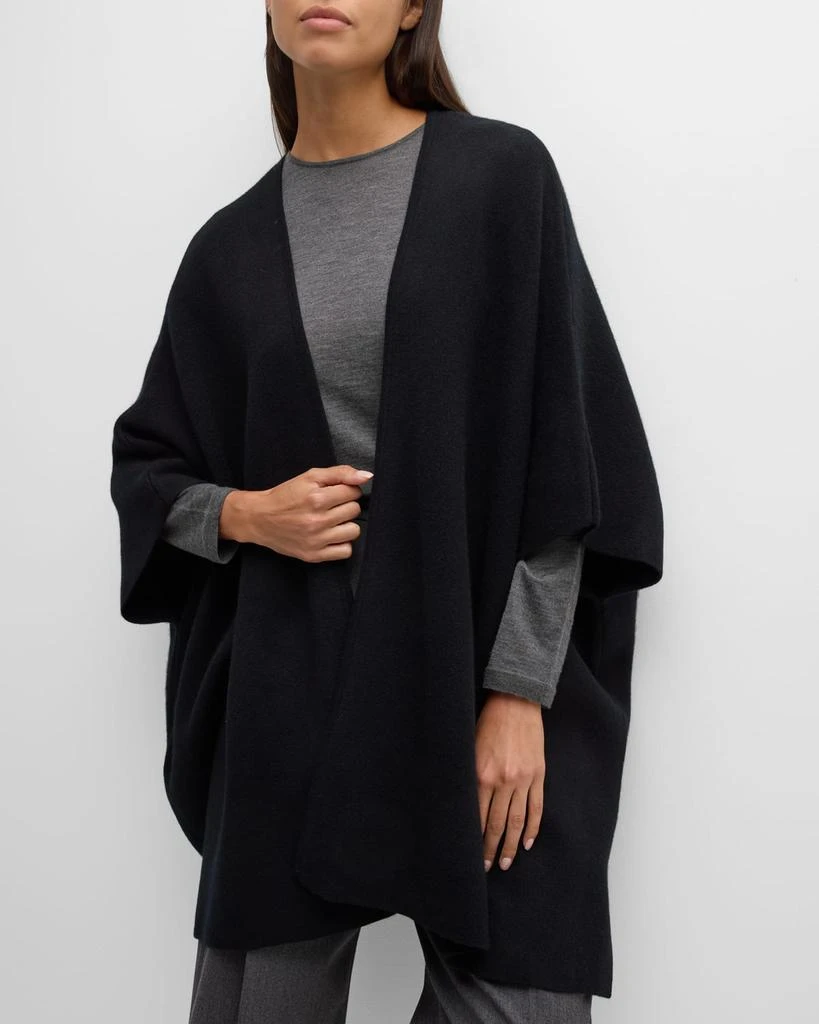 Sofia Cashmere Cashmere Double Knit Cape 7