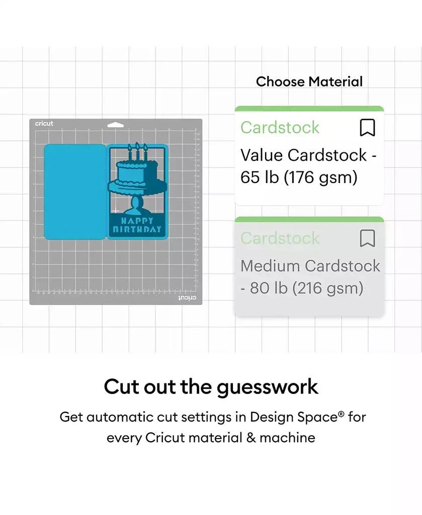 cricut Bright Bows Sampler 80 Sheet 8.5" x 11" Card Stock 4