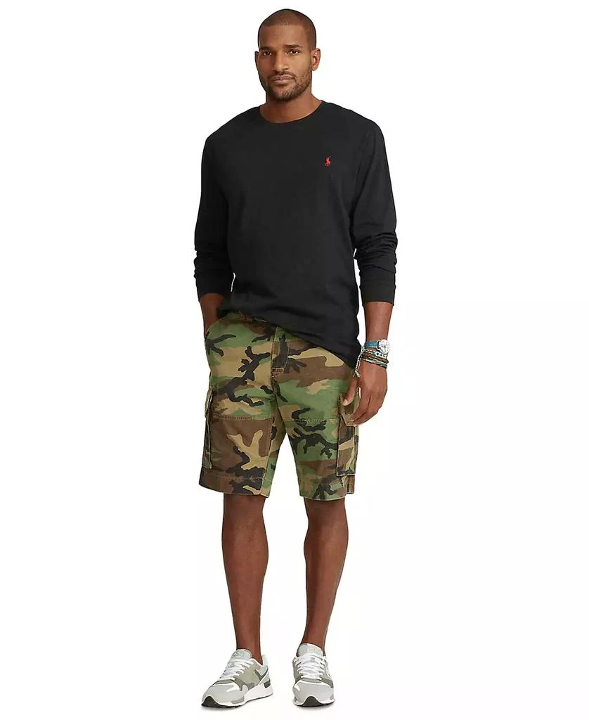 Ralph Lauren Men's Big & Tall Relaxed Fit 10" Camouflage Cotton Cargo Shorts 8