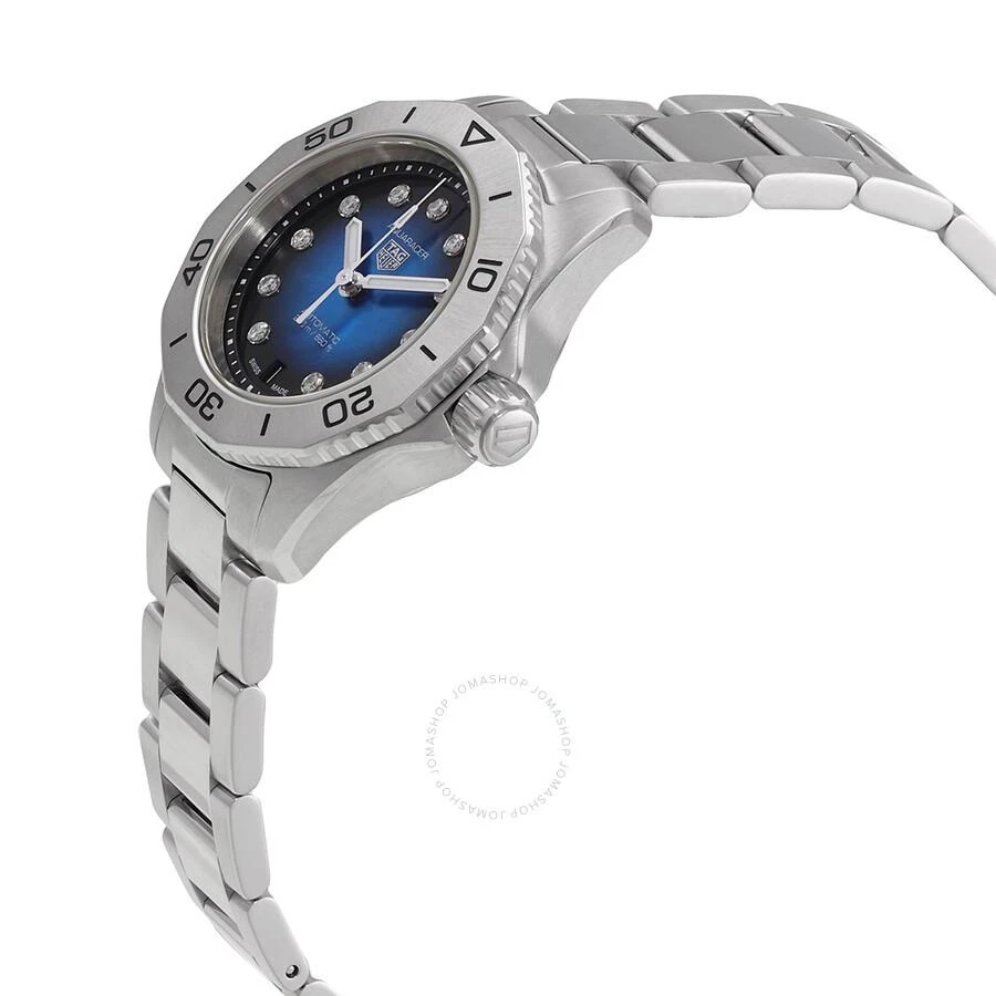 Tag Heuer Aquaracer Automatic Diamond Blue Dial Ladies Watch WBP2411.BA0622 2