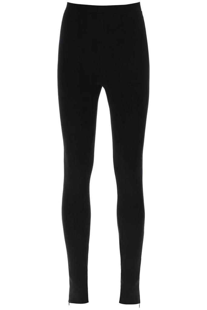 Totême Toteme leggings with zip cuffs 1