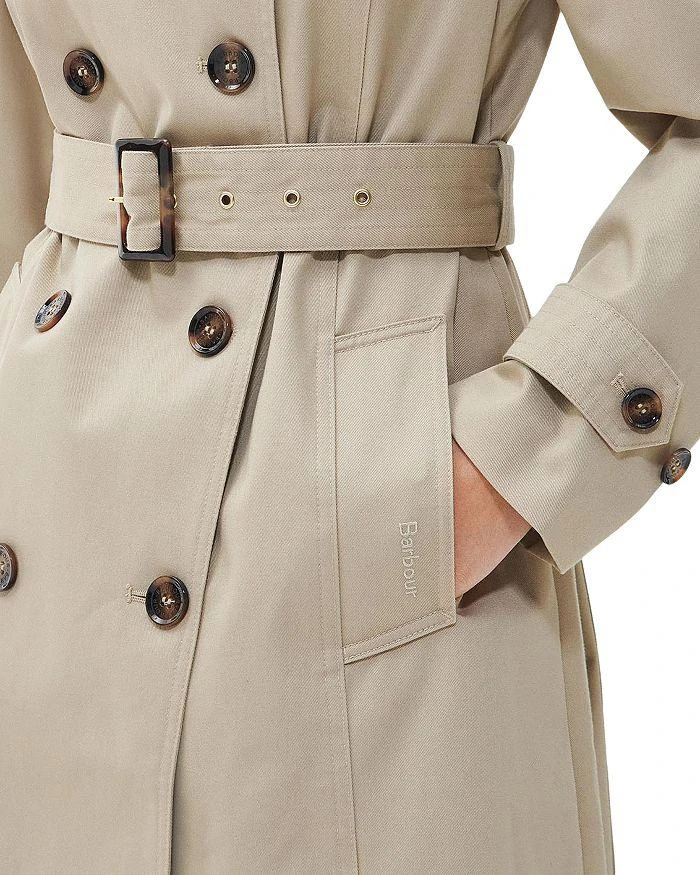 Barbour Greta Short Showerproof Trench Jacket 5