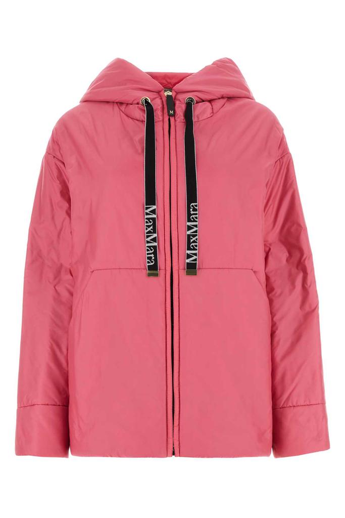 Max Mara The Cube Fuchsia Polyester Greenda Padded Jacket