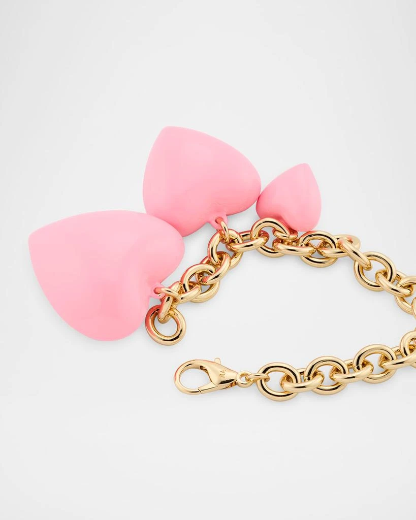 Roxanne Assoulin The Happy Heart Bag Charm, Cotton Candy Pink 4