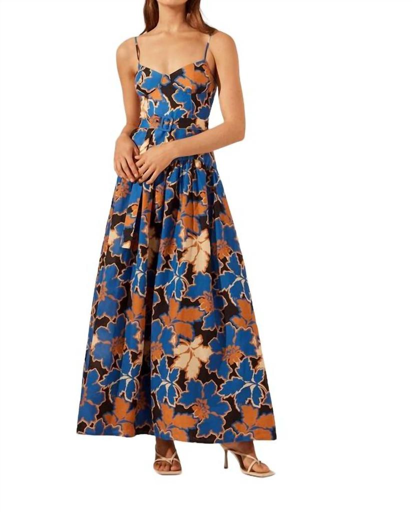 Shona Joy KARLA PANELLED BUSTIER MAXI DRESS