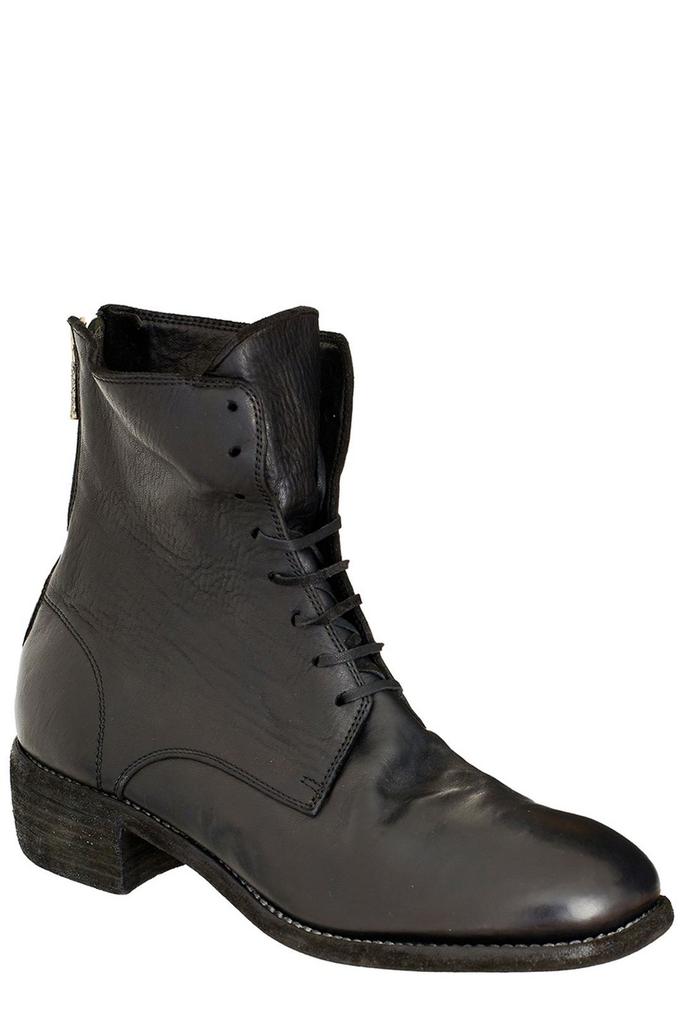 guidi Guidi Rear Zipped Lace-Up Boots