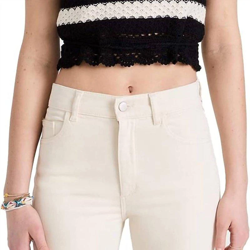 DL1961 Patti Straight High Rise Ankle Jeans 2
