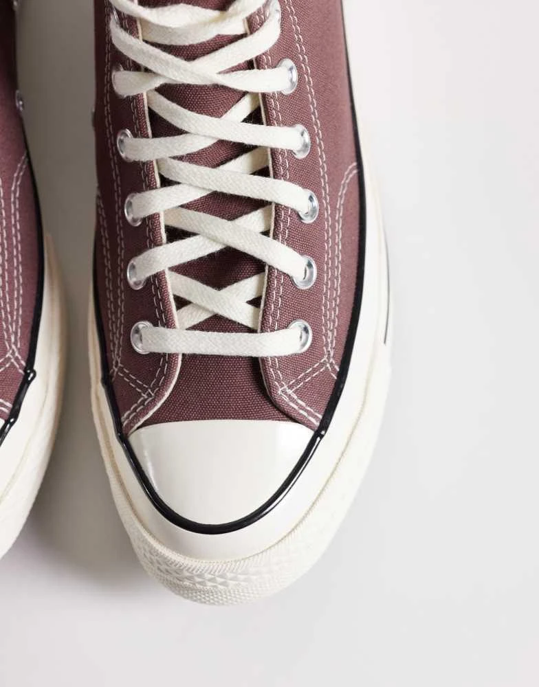 Converse Converse Chuck 70 Hi trainers in dark purple 3