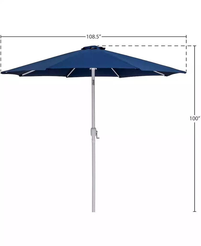 Meridian Furniture Fiji Navy Fabric Patio Umbrellas 9