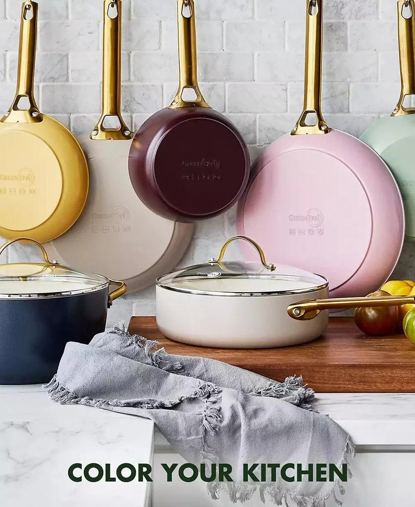 Greenpan Reserve Ceramic Nonstick 12" Frypan with Lid 5