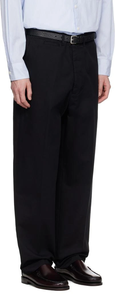 Merz b. Schwanen Black CHINO01 Trousers 2