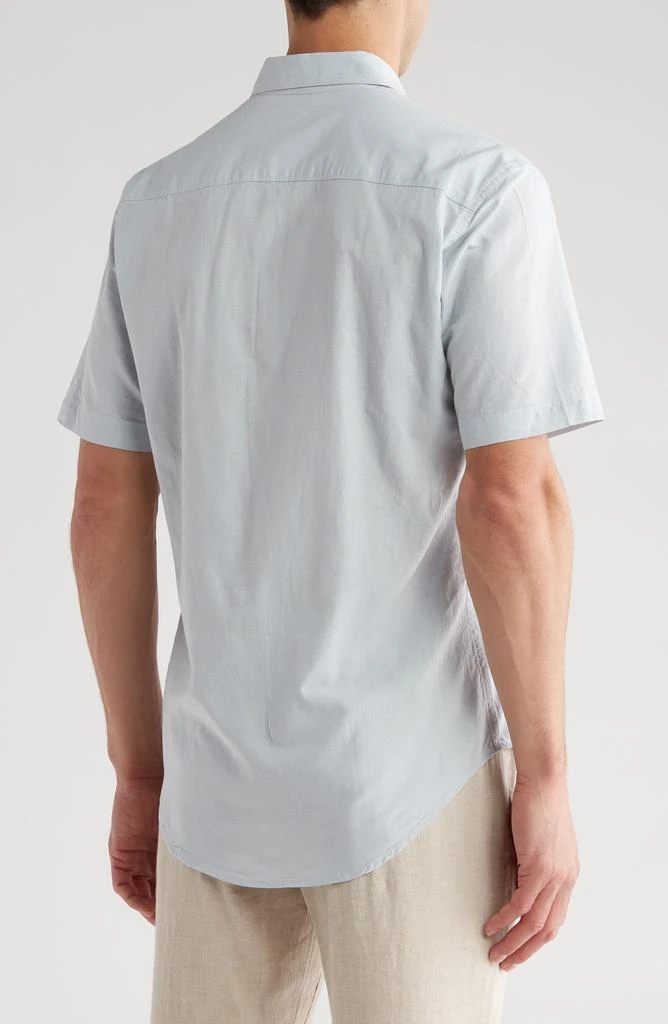 Coastaoro Aarav Short Sleeve Linen Blend Button-Up Shirt 2