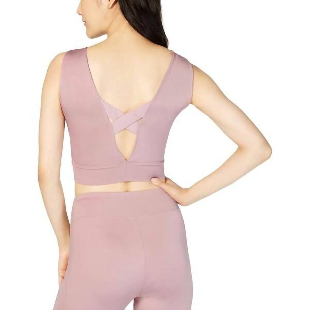 Material Girl Material Girl - Sports Bra Criss Cross Back