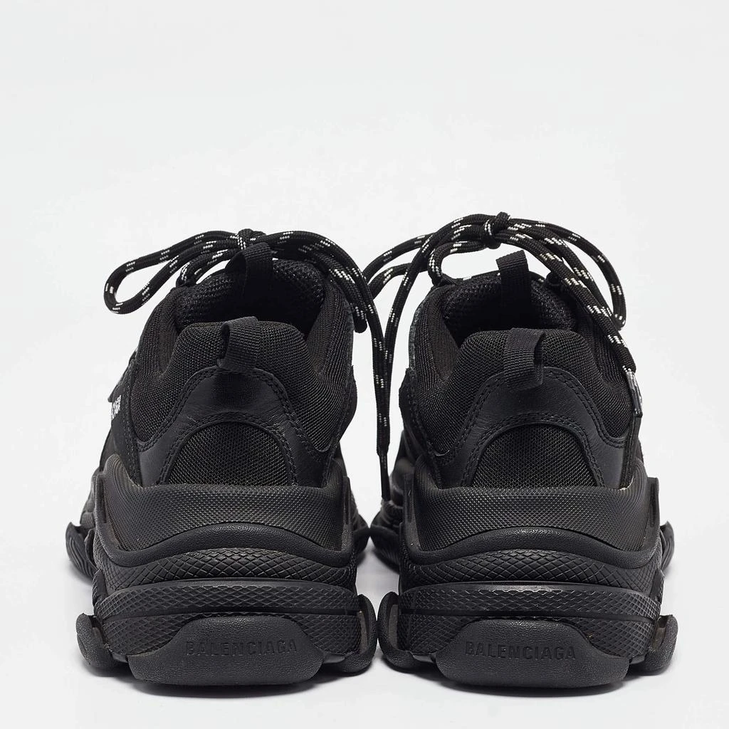 Balenciaga Balenciaga Black Nubuck Triple S Lace Up Sneakers Size 39 5