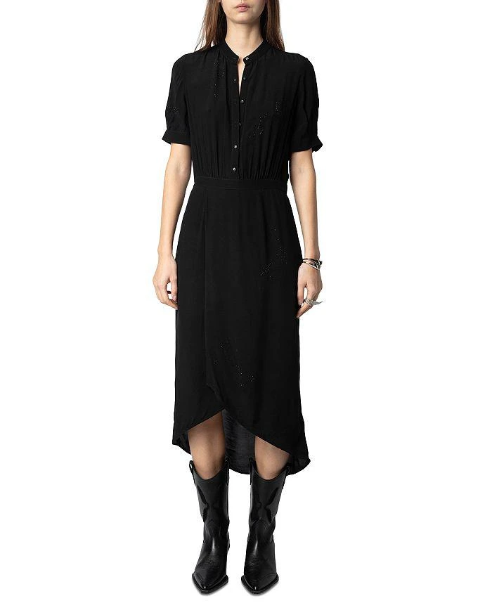 zadig and voltaire midi dress ZADIG & VOLTAIRE Size Medium Midi Dress