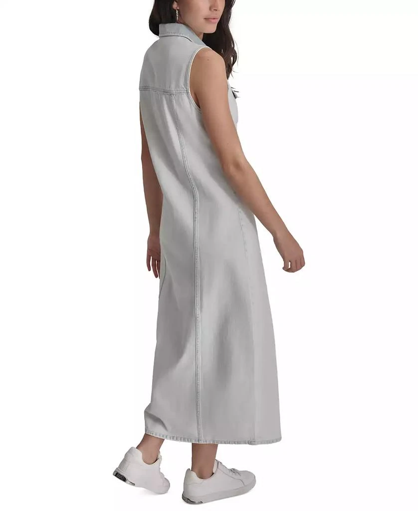 davi and dani maxi dress Davi & Dani Lightweight Sweetheart Neck Textured Tiered Maxi Dress