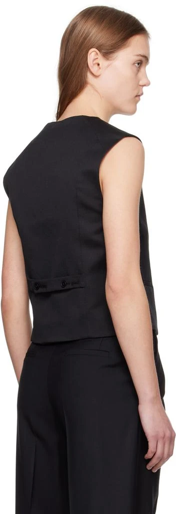 Loulou Studio Black Iba Vest 3