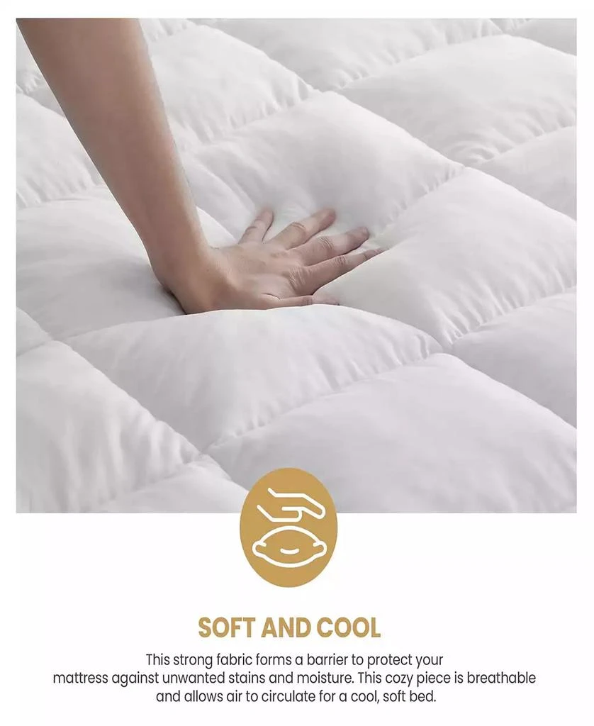 Superior 2-Inch Down Alternative Mattress Pad Topper 3