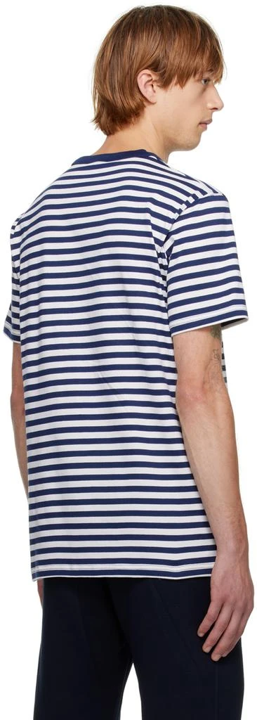 Norse Projects Navy & White Niels Classic Stripe T-Shirt 3