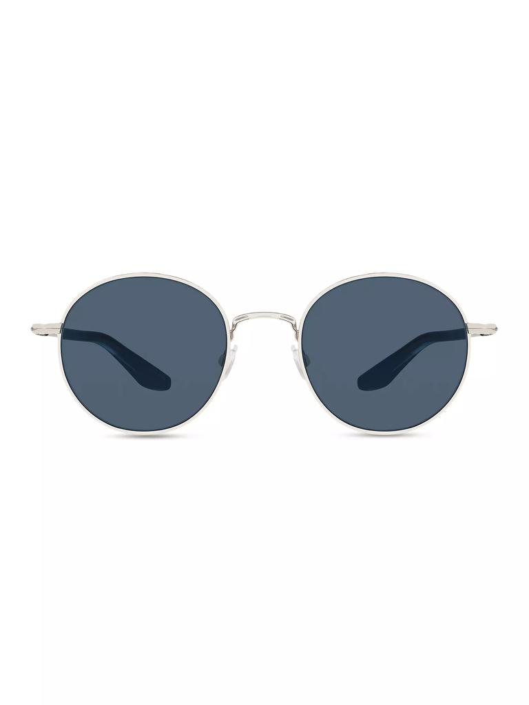 Barton Perreira Caster 50MM Round Sunglasses