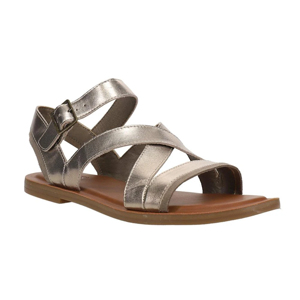 TOMS Sloane Metallic Flat Sandals 2