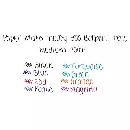 Paper Mate Paper Mate - InkJoy 300RT Ballpoint Pen, Assorted Ink, Medium - 8 Pens 5