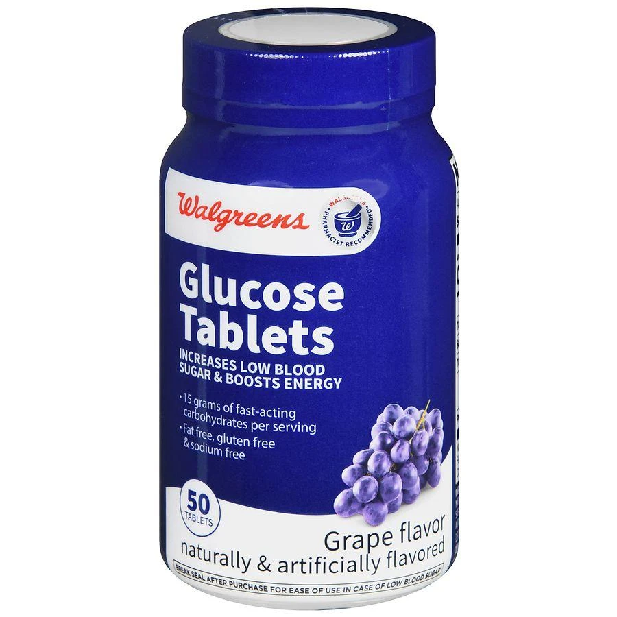 Walgreens Glucose Tablets Grape 1