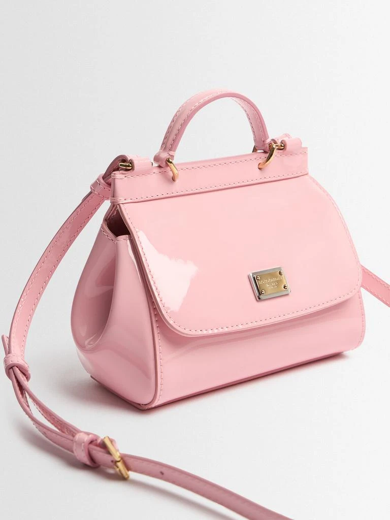 Dolce & Gabbana Sicily Patent Leather Shoulder Bag 1