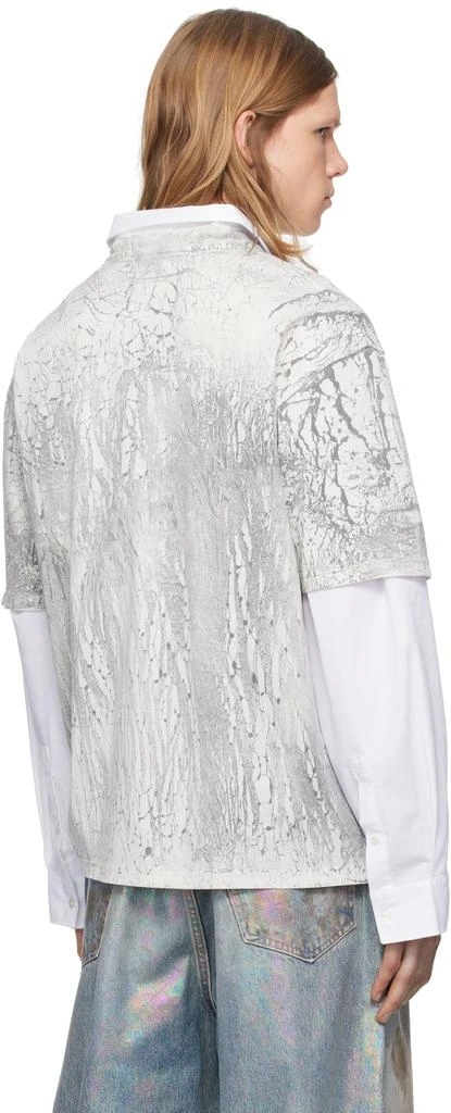 Acne Studios Gray Plaster Print T-shirt 3