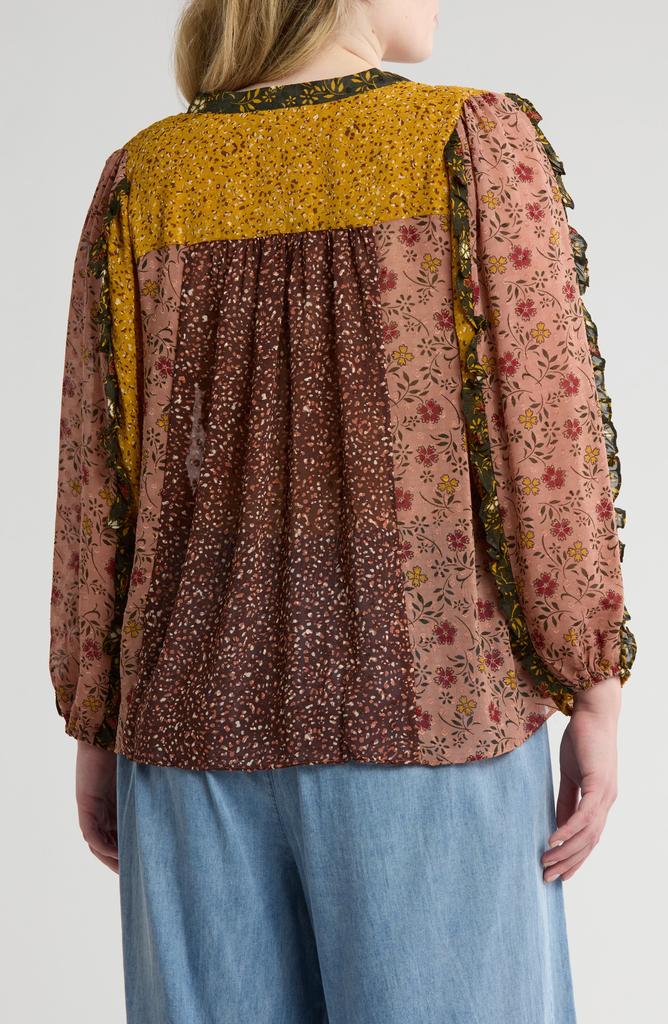 DR2 by Daniel Rainn Wide Leg Chambray Pants