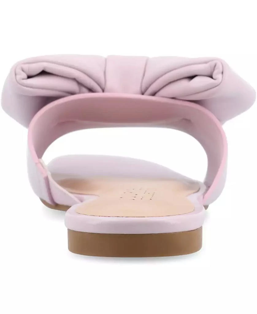 Journee Collection Women's Fayre Oversized Bow Flat Sandals 3