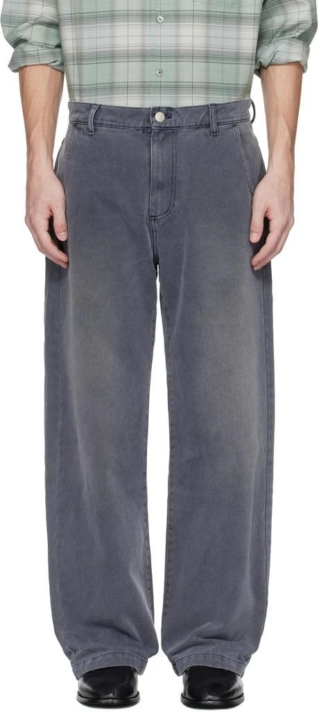 mfpen Gray Straight Cut Jeans 1