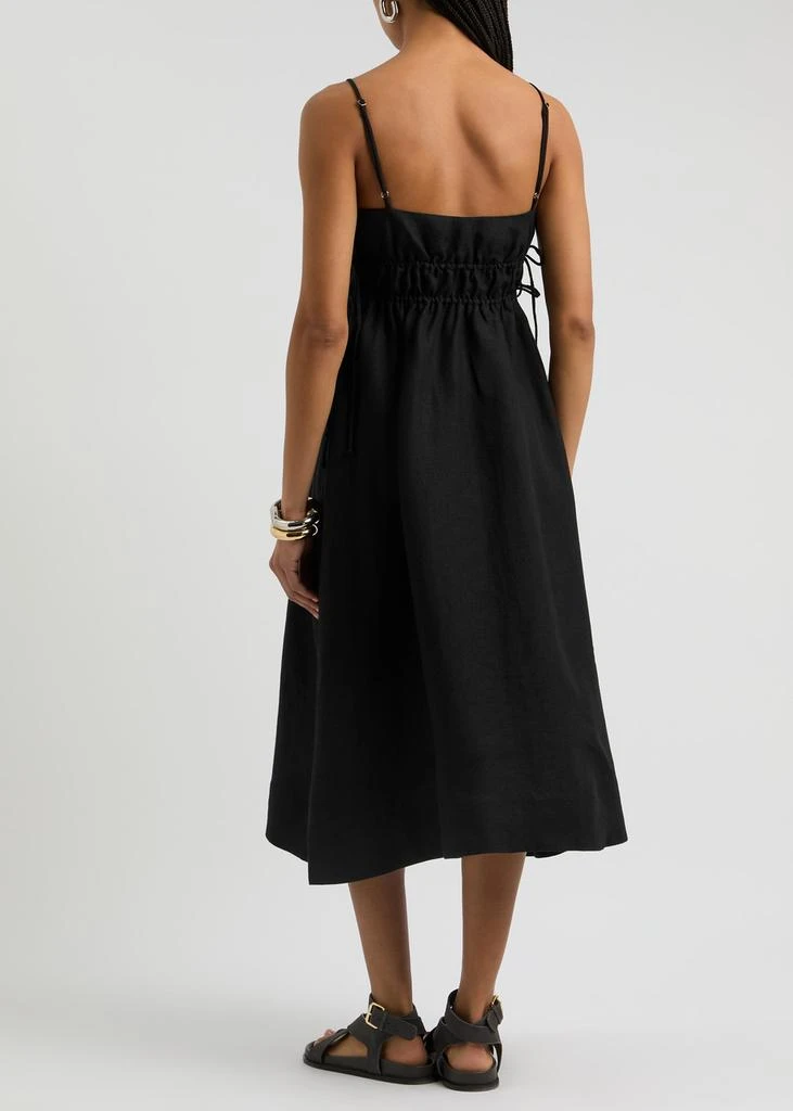 CASA RAKI Rita linen midi dress 3