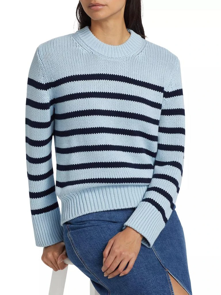 Rails Alise Striped Cotton Crewneck Sweater 6