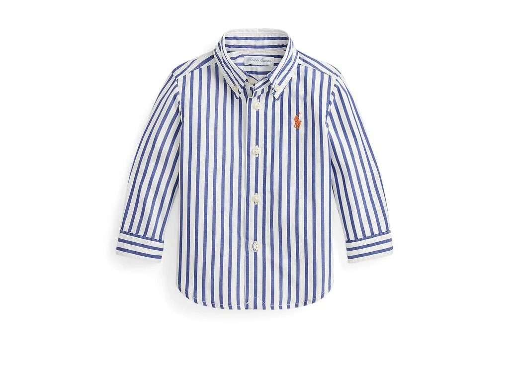 Ralph Lauren Striped Cotton Poplin Shirt (Infant)