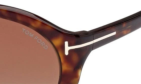 Tom Ford Rex-02 57mm Aviator Sunglasses 9