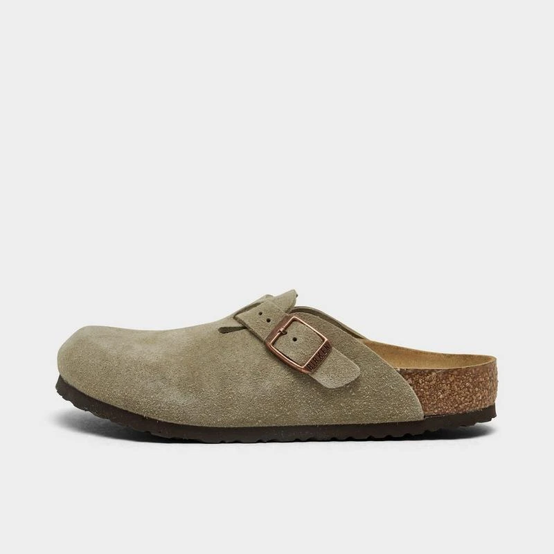 Birkenstock Little Kids' Birkenstock Boston Suede Leather Clog Shoes 1
