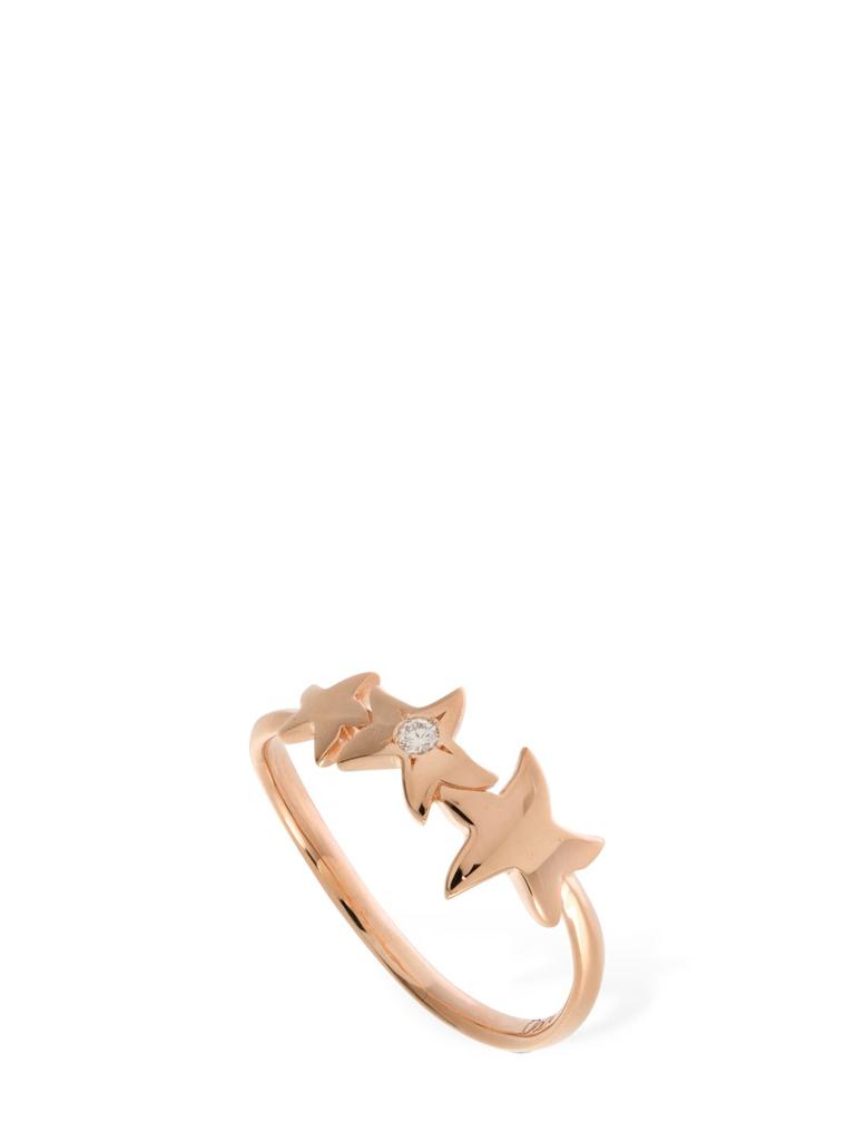 Dodo Stellina 9kt Gold & Diamond Thin Ring