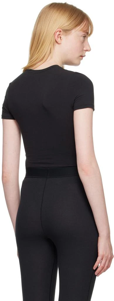 SKIMS Black Cotton Jersey T-Shirt 3