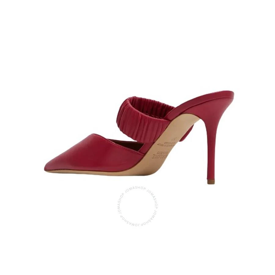 Malone Souliers Matilda 85 Pointed Leather Mules in Cherry 2