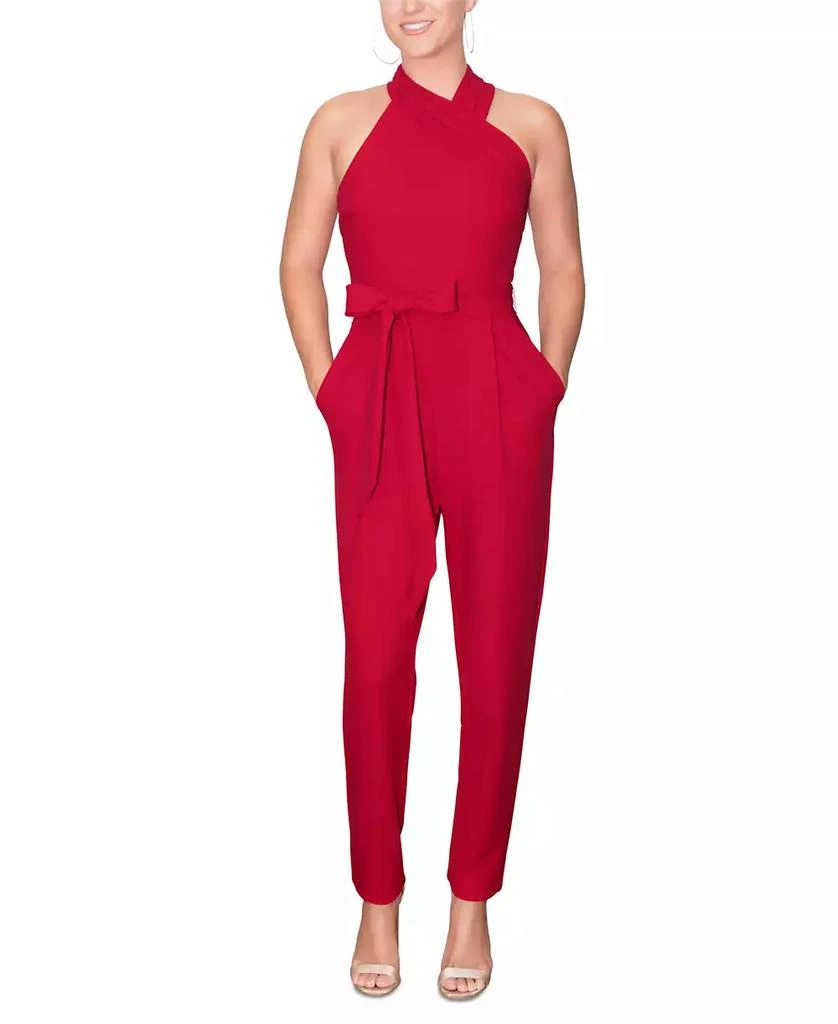 RACHEL Rachel Roy Women's Harland Scuba Crepe Jumpsuit 6