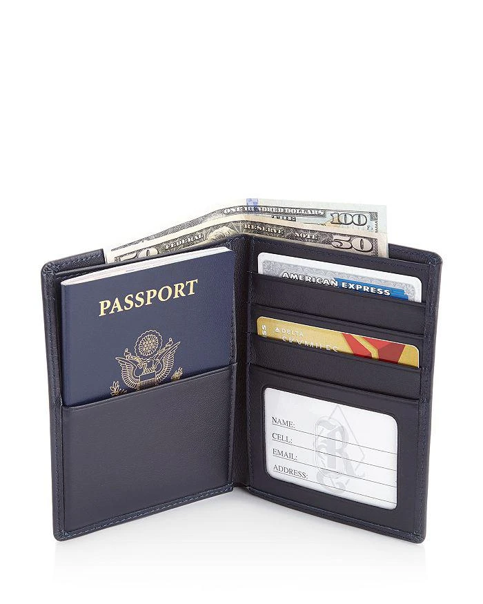 ROYCE New York Leather RFID-Blocking Passport Case & Wallet 1