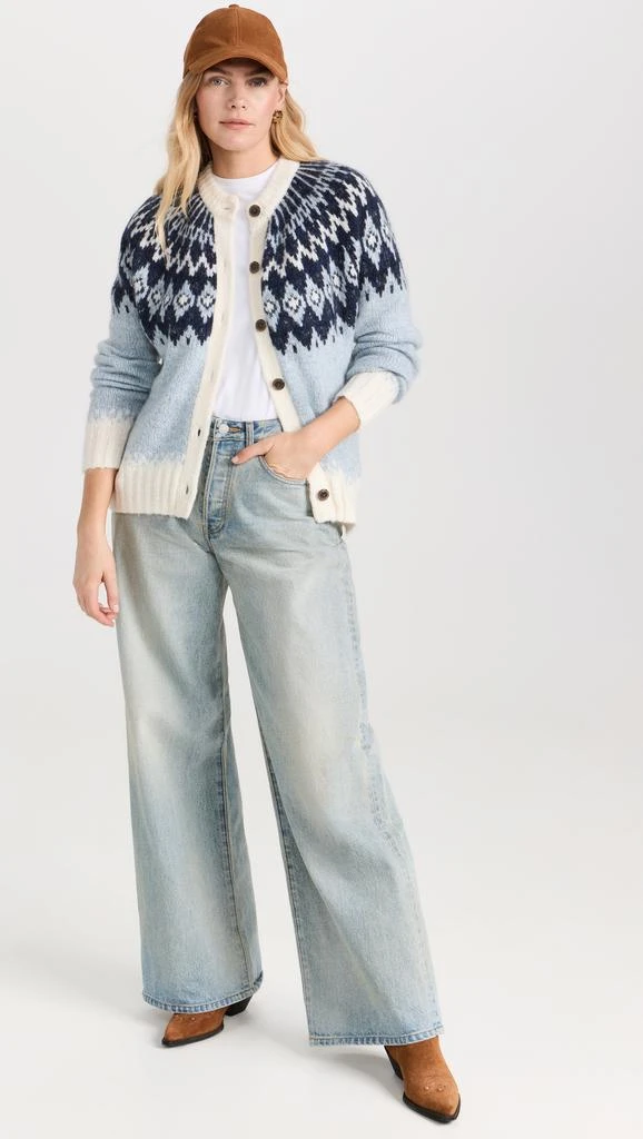 Alex Mill Ashwood Fair Isle Cardigan 4